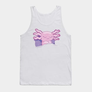 Sleeping Axolotl Tank Top